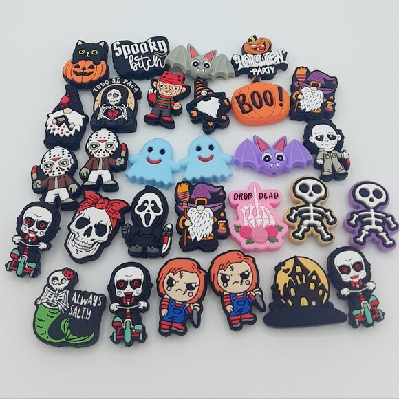 29 piece Halloween silicone focal beads - new - Picture 1 of 2